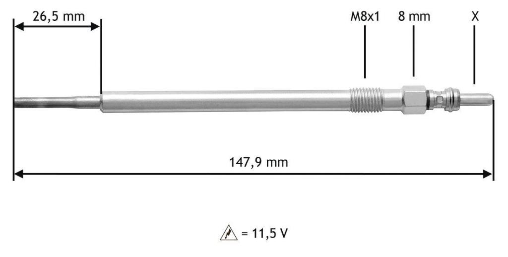 Bougie de préchauffage VALEO 345204